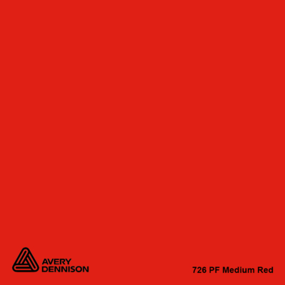 Avery 726 medium red 1230mm
