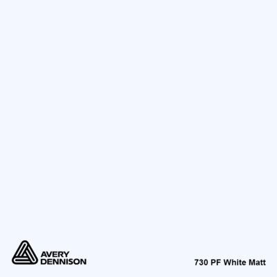 Avery 730 white mat 1230mm