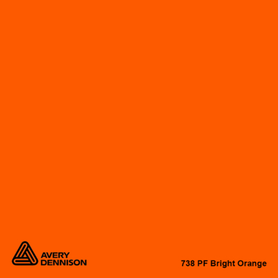 Avery 738 bright orange 1230mm