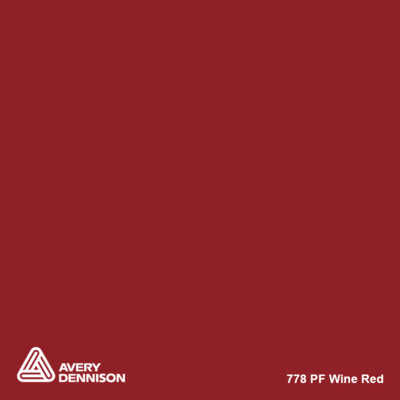 Avery 778 wine red 1230mm