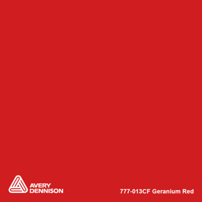 Avery 777-013CF Geranium Red 1230mm