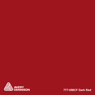 Avery 777-058CF Dark Red 1230mm