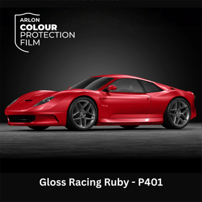 Arlon Colour Protection Film P401  Gloss Racing Ruby 1524 x 18 m