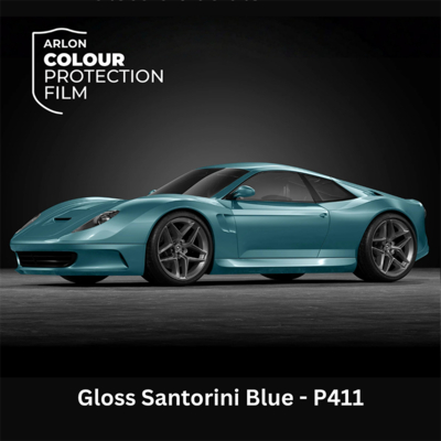 Arlon Colour Protection Film P411  Gloss Santorini Blue 1524 mm x18 m