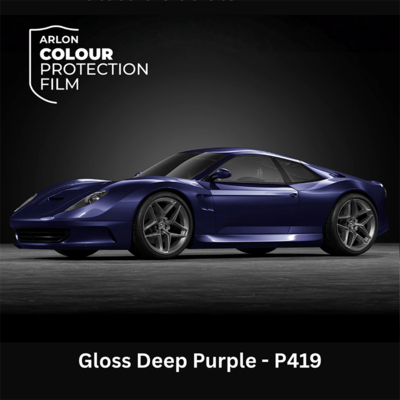 Arlon Colour Protection Film P419  Gloss Deep Purple 1524 mm x 18 m