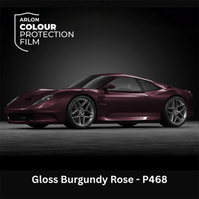 Arlon Colour Protection Film P468  Gloss Burgundy Rose 1524 mm x 18 m