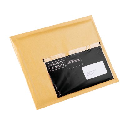 Pochettes porte-documents avec impression, noir - Premium