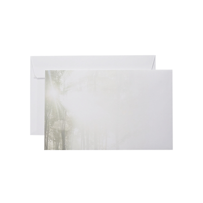 Enveloppe deuil erable Lumière