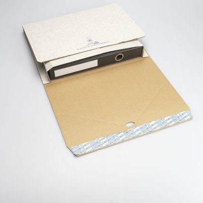Ordnerverpackung Premium weiss