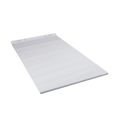Blocs Flip Chart quadrillé blanc blocs de 20 feuilles vue d'angle couché