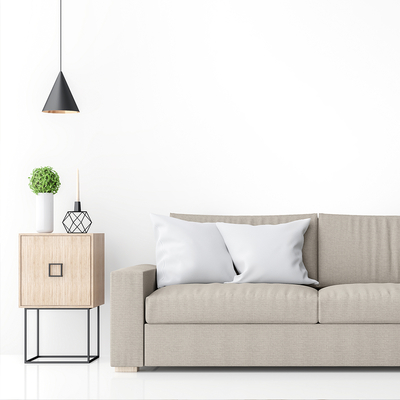 Coala Interior film SOLID COLOR J3 - Megève White Velvet Grain 1220 mm