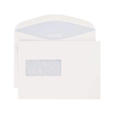 Nautilus Classic C5 100gm2 gummiert Fenster links