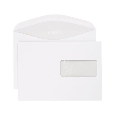 Nautilus SuperWhite C5 100gm2 gummiert Fenster rechts