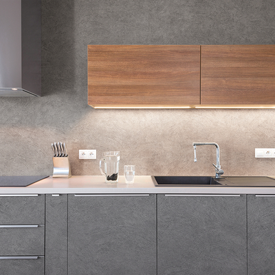 Coala Interior film NATURAL STONE NE24 - Light Grey Concrete Plaster 1220 mm