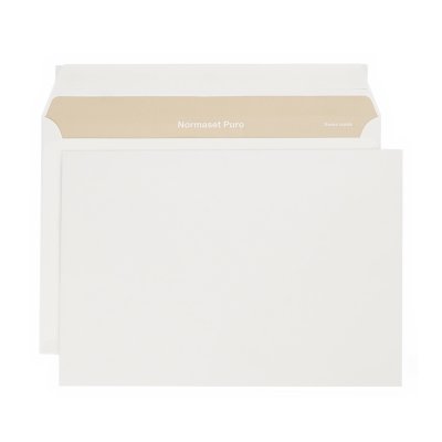 Normaset Puro/Biotop 3 C5 100gm2 patte autoadhésive sans fenêtre