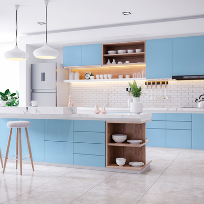 Coala Interior film SOLID COLOR O6 - Solid Light Blue 1220 mm