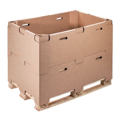 Application Rehausse de Palettes en carton ondulé – Premium
