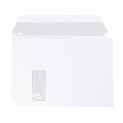 Polar C4 120gm2 patte autoadhésive fenêtre à gauche