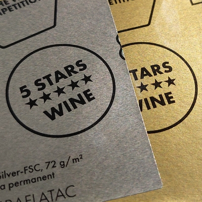 Raflatac or & argent