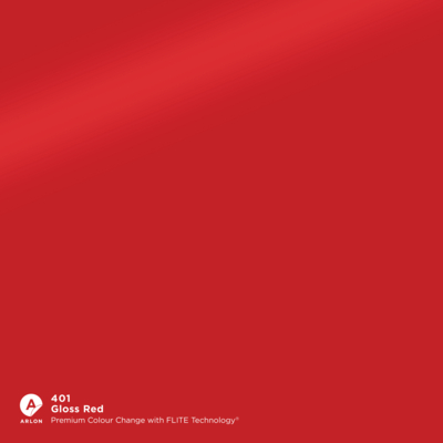 Arlon Premium Colour Change 401 Gloss Red 1524mm