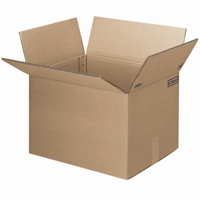 Boîte en carton ondulé, brun, triple cannelure