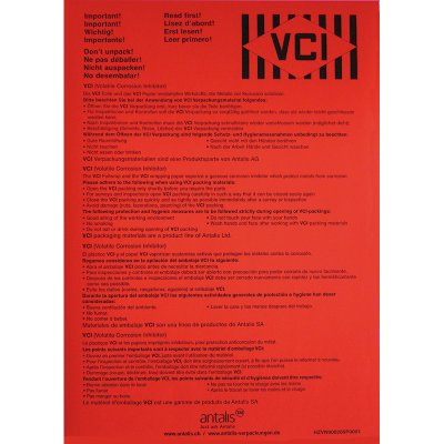 VCI-Hinweis-Etiketten | Antalis CH
