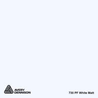 Avery 730 white matt 1230mm