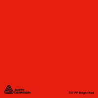Avery 737 bright red 1230mm
