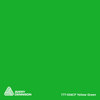 Avery 777-034CF Yellow Green 1230mm
