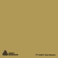 Avery 777-036CF Gold Metallic 1230mm