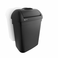 BlackSatino boîte hygiénique 8 litres, noir, 332170 | Antalis CH