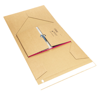 Buchverpackung, braun