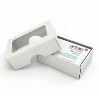 Boîtes pour cartes de visite plats, en carton