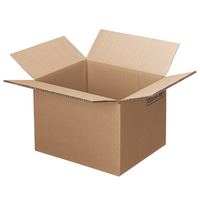 Boîte en carton ondulé, brun, double cannelure