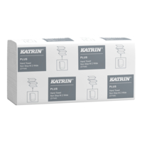Katrin Plus Falthandtücher Non Stop M, 100 % Zellstoff, Z-Falz, 2-lagig, 240 x 240 mm, 61587 | Antalis CH