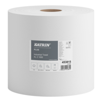 Katrin papier de nettoyage Maxi, blanc, 100 % cellulose, deux couches, 265 x 380 mm, 1000 feuilles, 453815 | Antalis CH