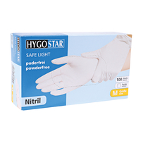 Nitrilhandschuhe Safe Light, Grösse 6/XS, puderfrei, weiss, Zupfbox zu 100 Stück | Antalis CH
