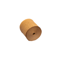 Kronendehnkrepp, braun, 100 mm, Durchmesser 100 mm