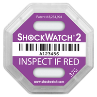 Indicateur de choc ShockWatch2 37g, violet