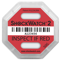 Indicateur de choc ShockWatch2 50g, rouge