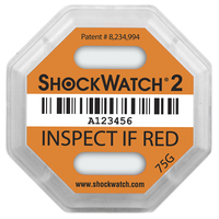Indicateur de choc ShockWatch2 75g, orange