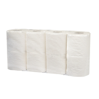 Toilettenpapier, 100 % Zellstoff, 3-lagig, 93 x 110 mm, 250 Blatt, Paket zu 8 Rollen | Antalis CH