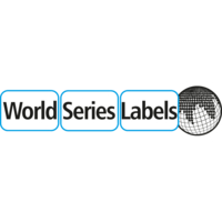 Logo World Series Labels White permanent