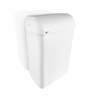 BlackSatino,Poubelle 43L, blanc, 332690