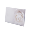 Feuille deuil Rose blanc, 225x180mm
