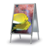 Coala System, Doublesided Infoboard Rondo, A1, aluminium, argent, 594mm x 841mm, Boîte de 1 pièce