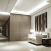 Coala Interior film FABRIC NE37 - Silver BROWN Lined Pattern 1220 mm