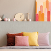 Coala Interior film FABRIC NE74 - Mika Light beige stripped pattern 1220 mm