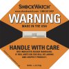Indicateur de choc ShockWatch Label 75g, orange