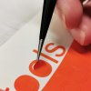 SignTweezer black Application